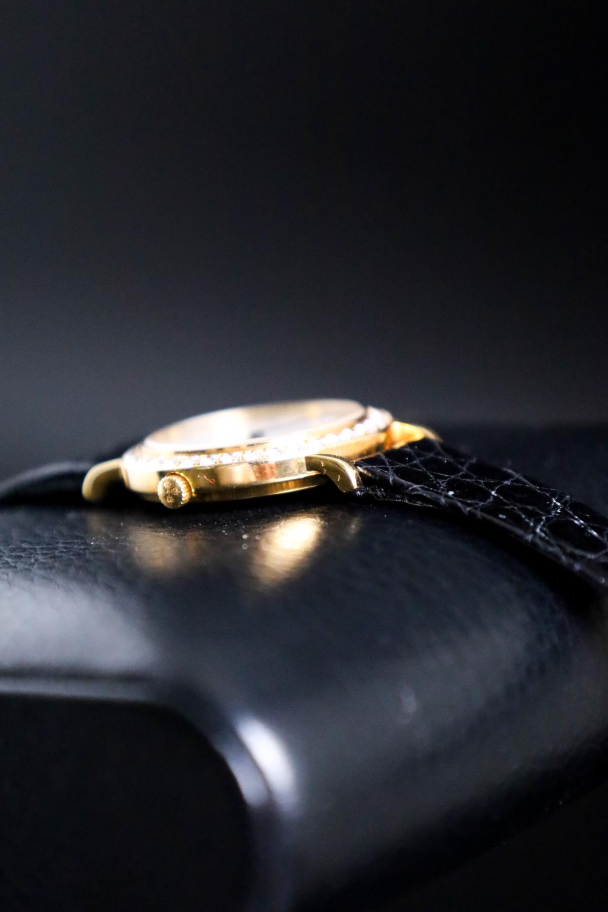 90's Patek Philippe Calatrava 4820 Factory Diamonds
