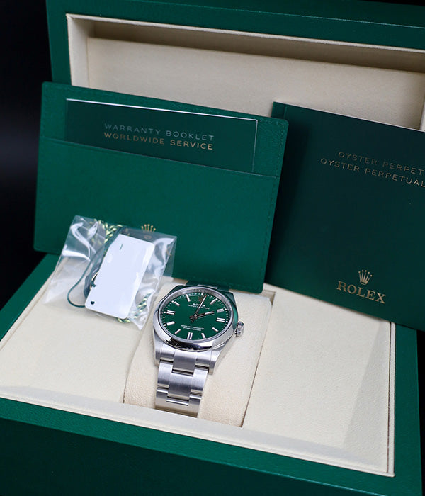 Oyster Perpetual 36 Green Full Set 126000 2025