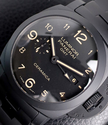 Pam00438 Tuttonero Luminor 1950 GMT Ceramic