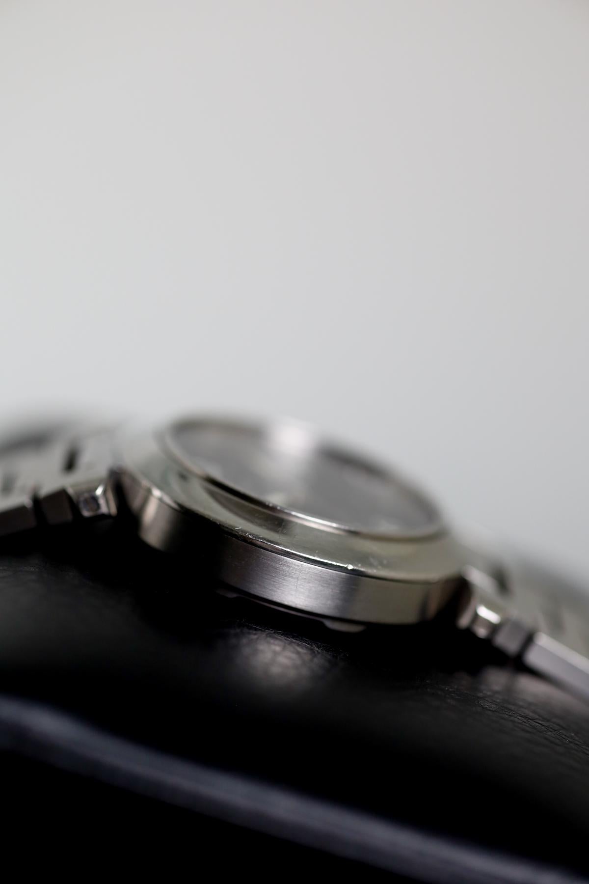 Cartier Pasha C 2324 Stainless Steel Arabic Numeral Black Dial - view 7