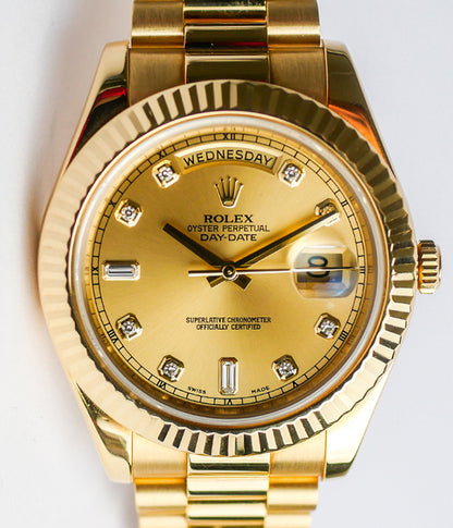 Rolex Day-Date II Yellow Gold 218238