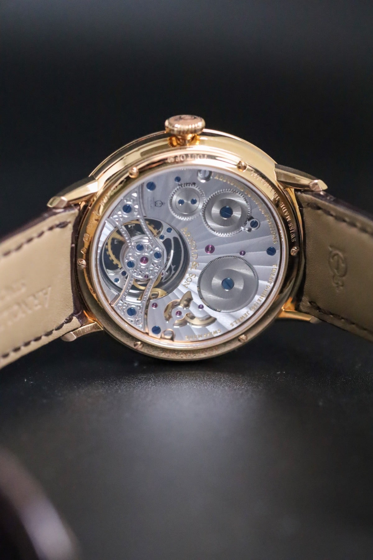 Arnold & Son UTTE Tourbillon Rose Gold
