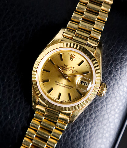 Rolex Lady-Datejust Ladies Rolex President 26mm Full Set Just Service