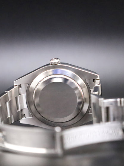 Rolex Datejust II 116334 Fluted 41mm Oyster White Dial