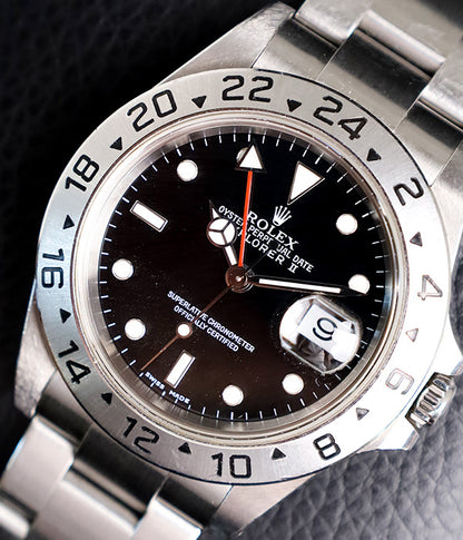Rolex Explorer II 16570 Full Set UNPOLISHED and MINT