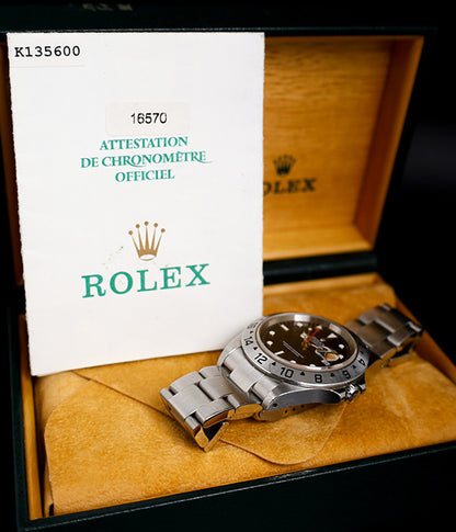 Rolex Explorer II 16570 Full Set UNPOLISHED and MINT