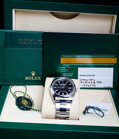 Rolex Datejust 36 126200 2019 Full Set