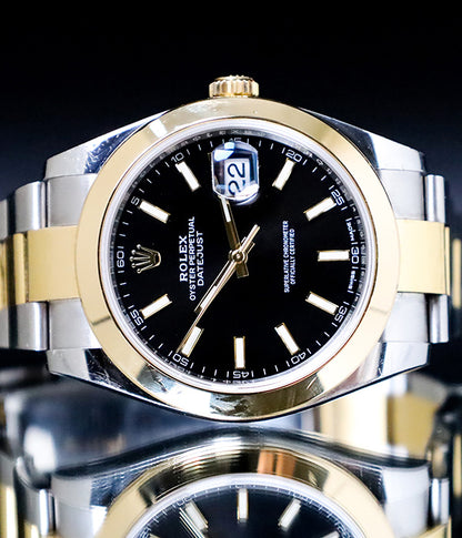 Rolex Datejust 41 126303 Black Dial Two Tone
