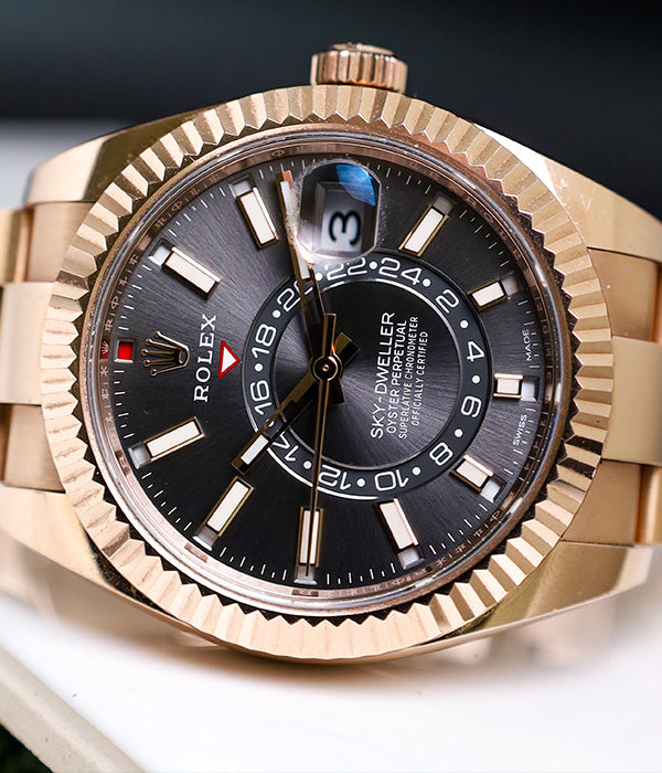 Rolex Sky-Dweller 326935 Rose Gold Rhodium Full Set 2023
