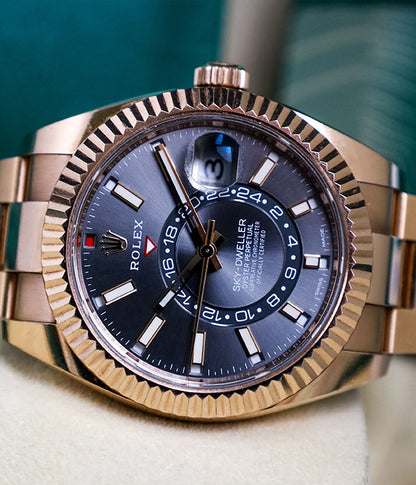 Rolex Sky-Dweller 326935 Rose Gold Rhodium Full Set 2023