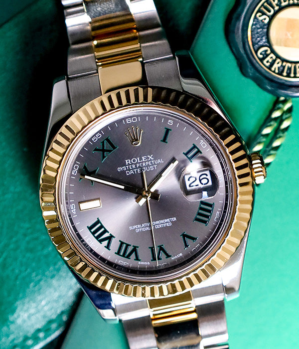Rolex Datejust II 116333 Wimbeldon Mint Condition