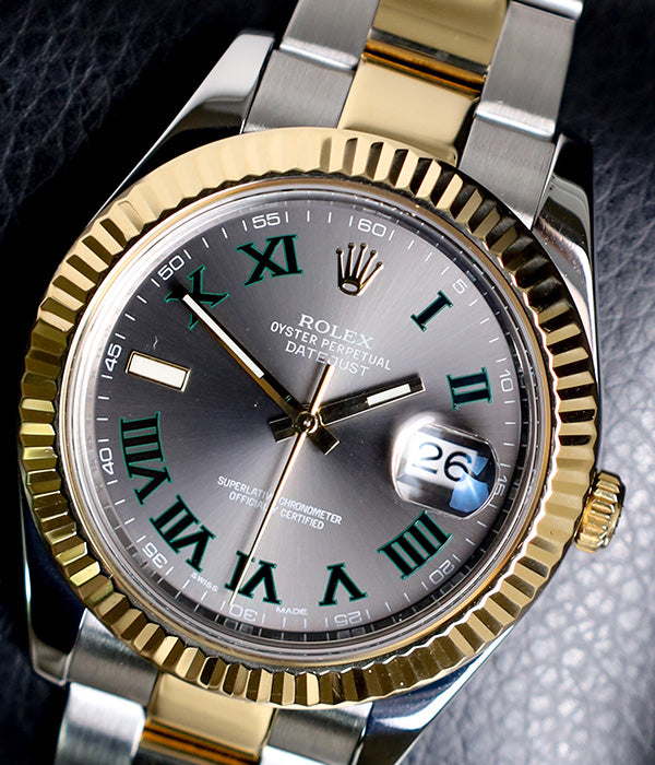 Rolex Datejust II 116333 Wimbeldon Mint Condition