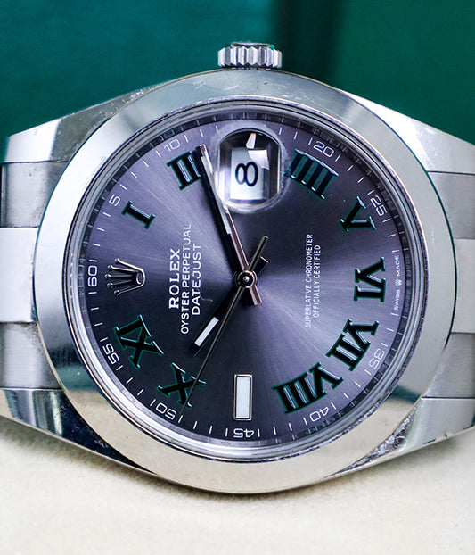 Rolex Datejust 41 126300 Wimbledon Full Set