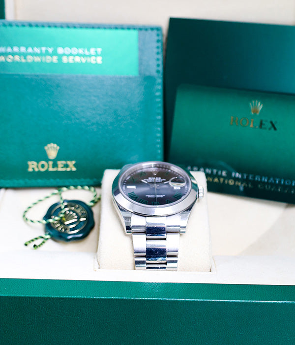 Rolex Datejust 41 126300 Wimbledon Full Set