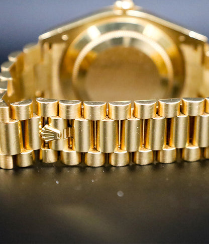 Rolex Day-Date II Black Roman Dial 2015 Full Set