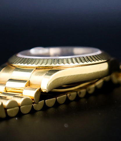 Rolex Day-Date II Black Roman Dial 2015 Full Set
