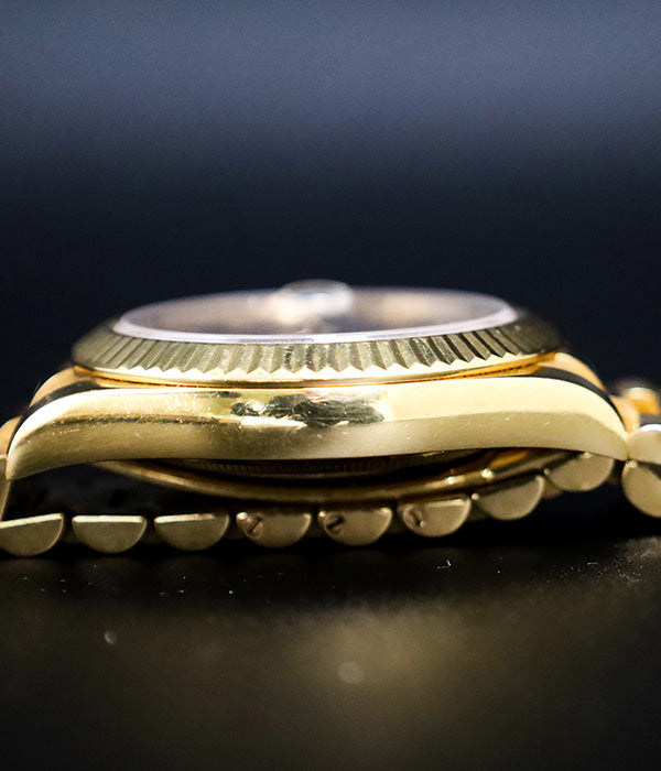 Rolex Day-Date II Black Roman Dial 2015 Full Set