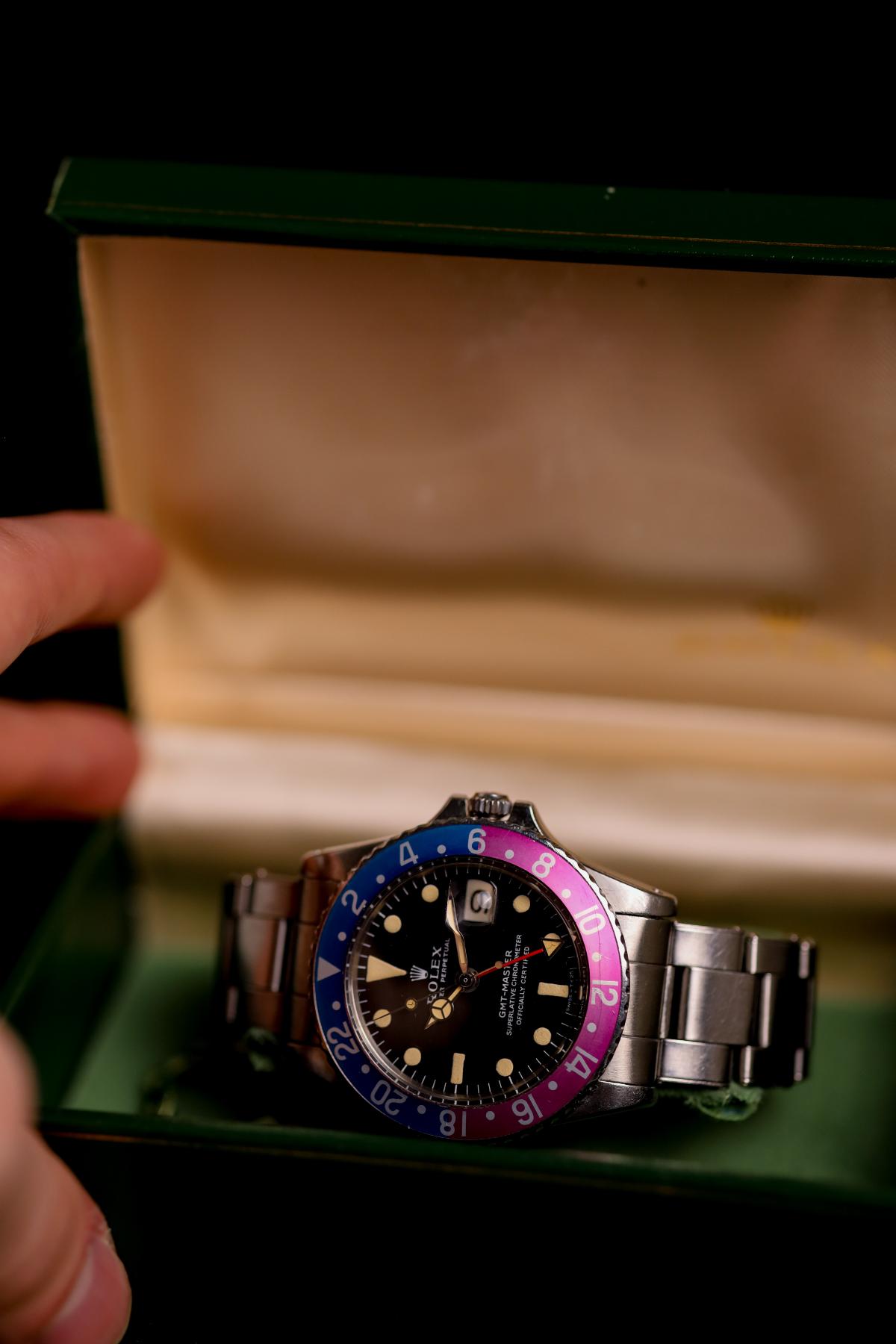 Rolex GMT-Master 1675 All Original MK1 Dial Deep Patina 1968