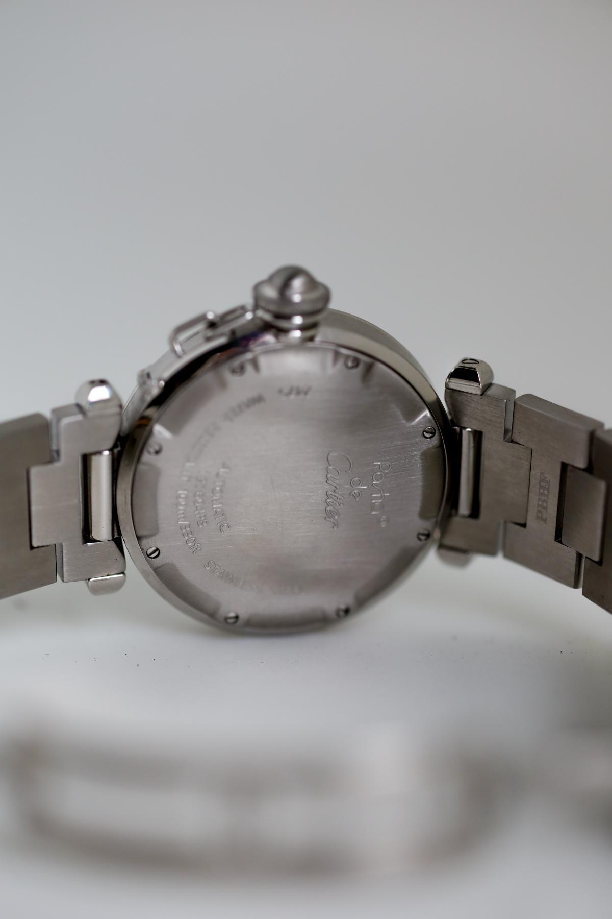 Cartier Pasha C Big Date 2475 Stainless Steel White Dial - view 8