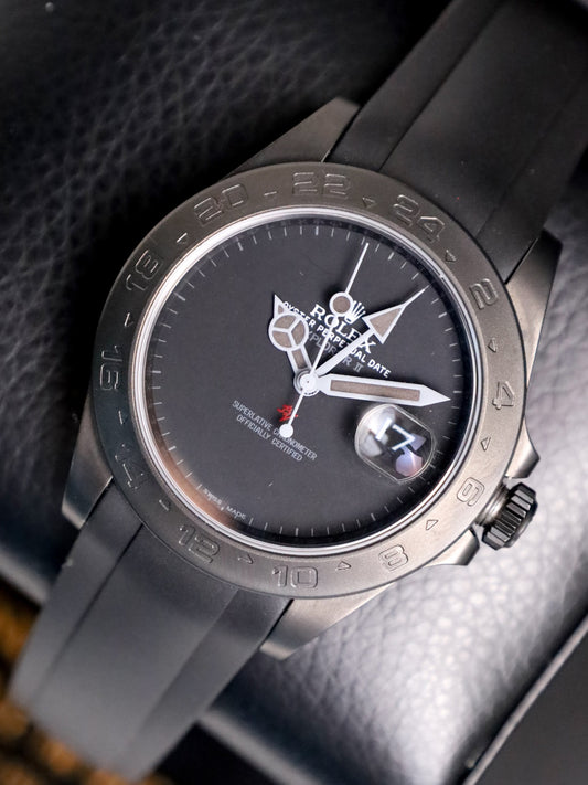 Rolex Explorer II 216570 Black Venom Customized