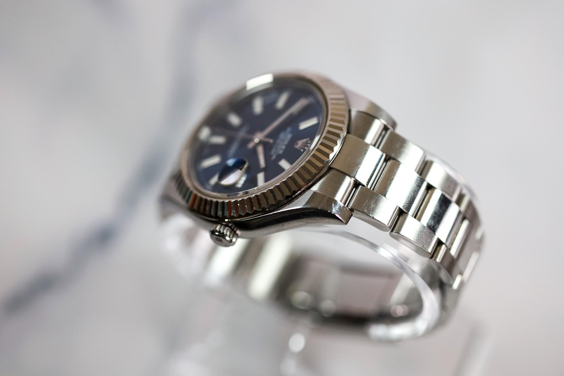 2013 Rolex Datejust II 116334 Blue