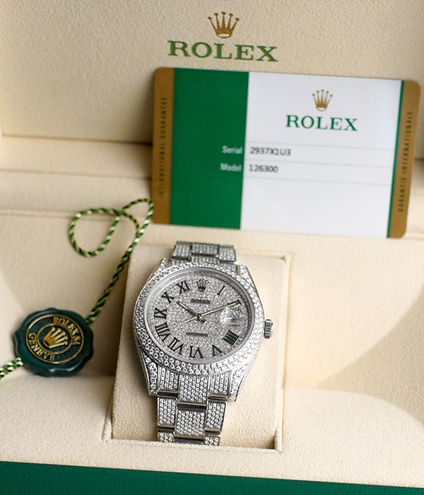 Rolex Datejust 41 Iced Out Bussdown 126300 NW Timepieces