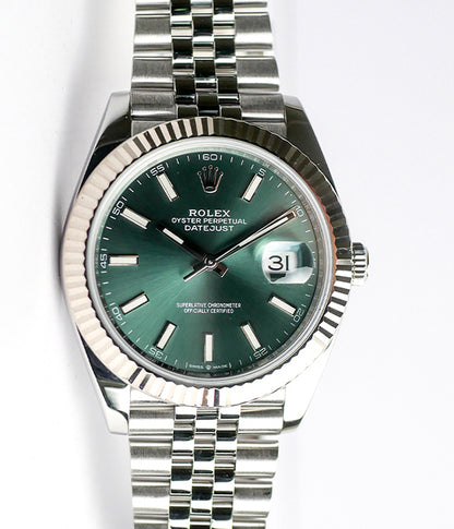 Rolex Datejust 41 Mint Green Jubilee 126334