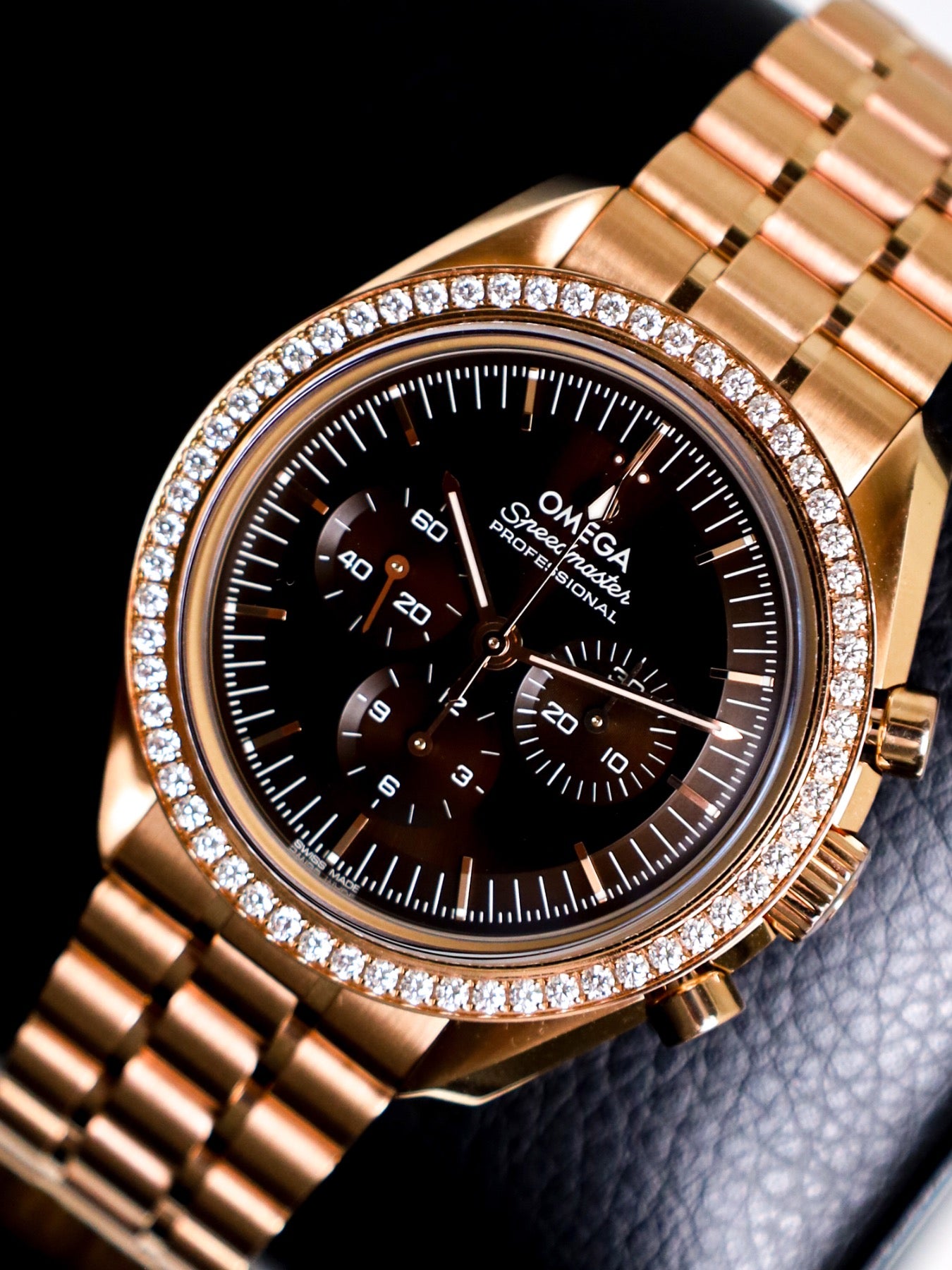 Omega Speedmaster Professional Moonwatch Rose Gold Factory