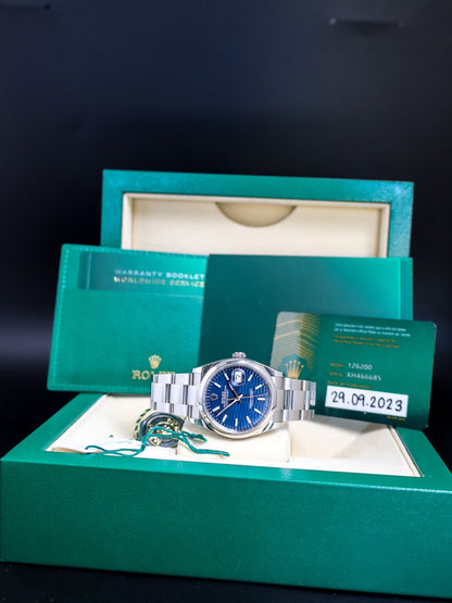 Rolex Datejust 36 126200 Blue