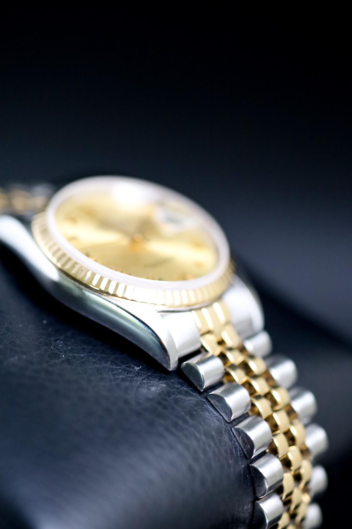1997 Rolex Datejust 36 16233 Champ Roman