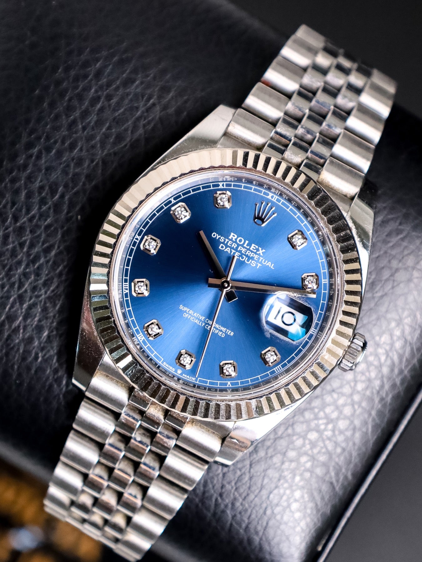 Rolex Datejust 41 126334 Blue Diamond Dial