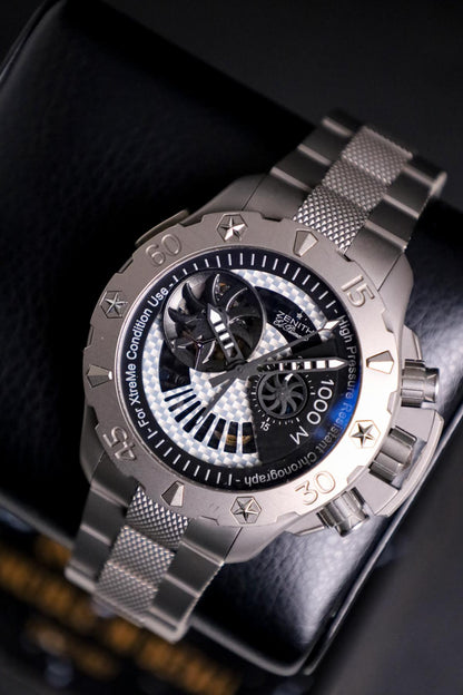 Zenith Defy El Primero Xtreme Stealth 96.0527.4039 Open Dial