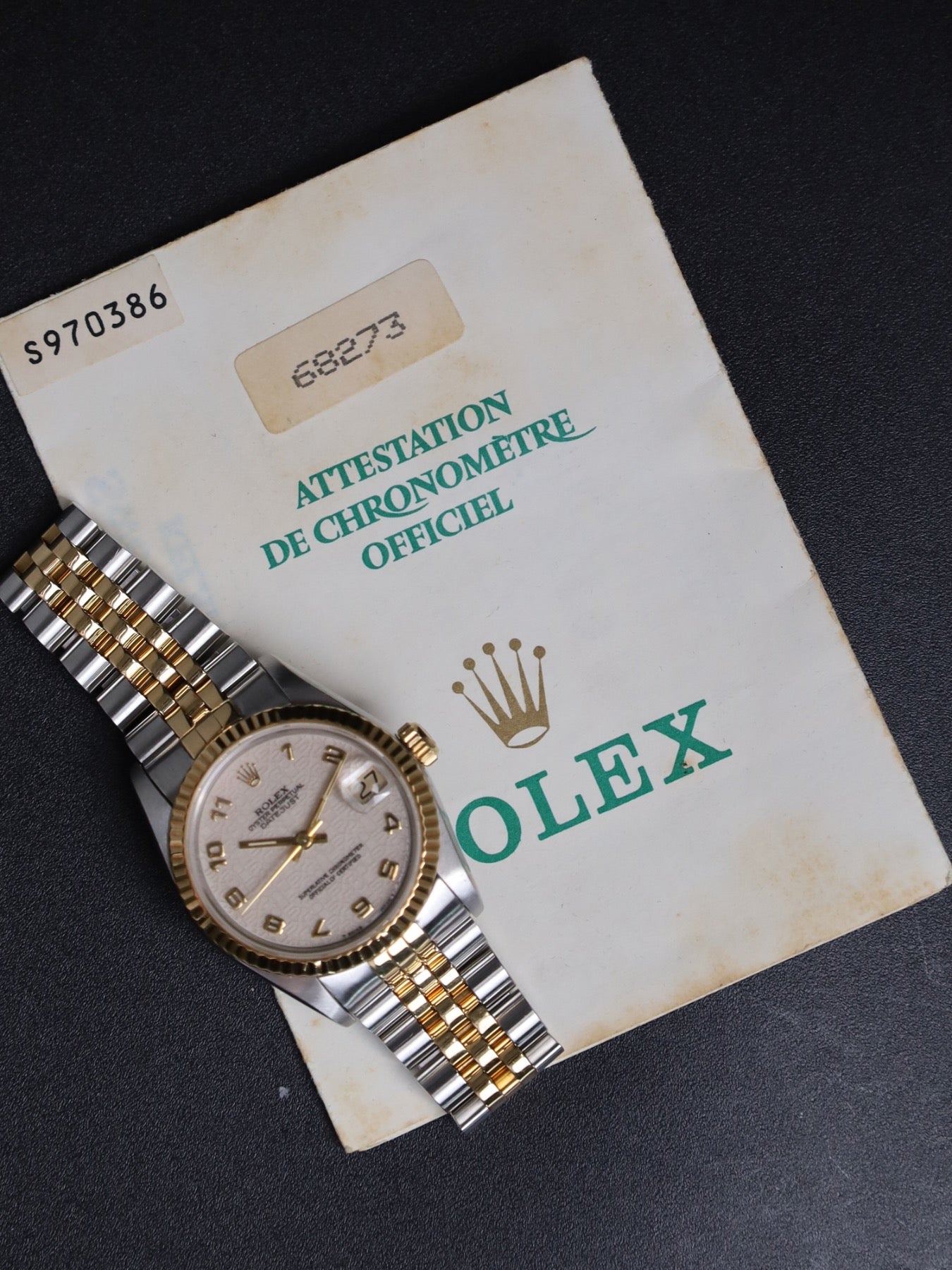 Rolex Datejust 31 68273 Beige
