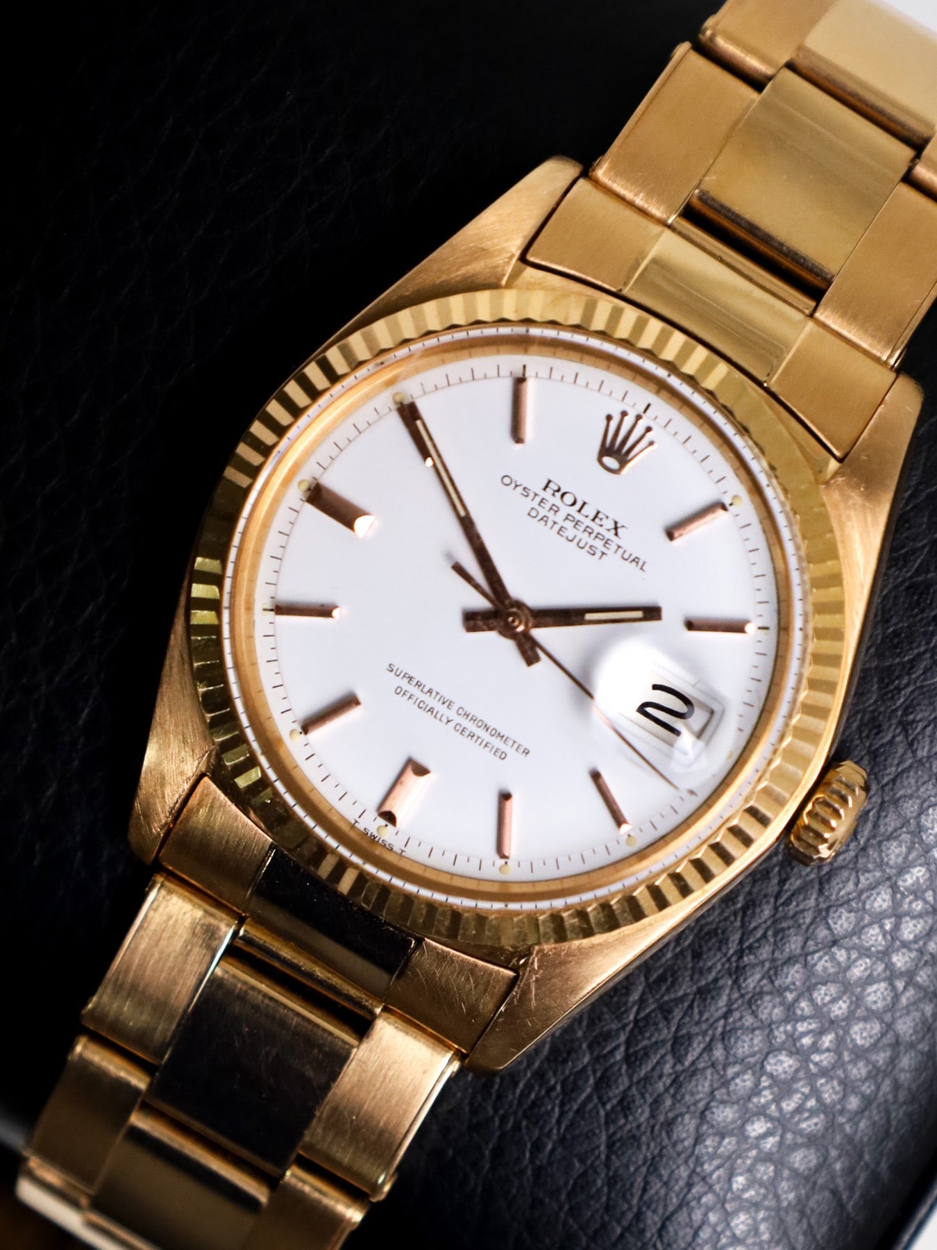 Rolex Datejust 36 1601 Rose Gold