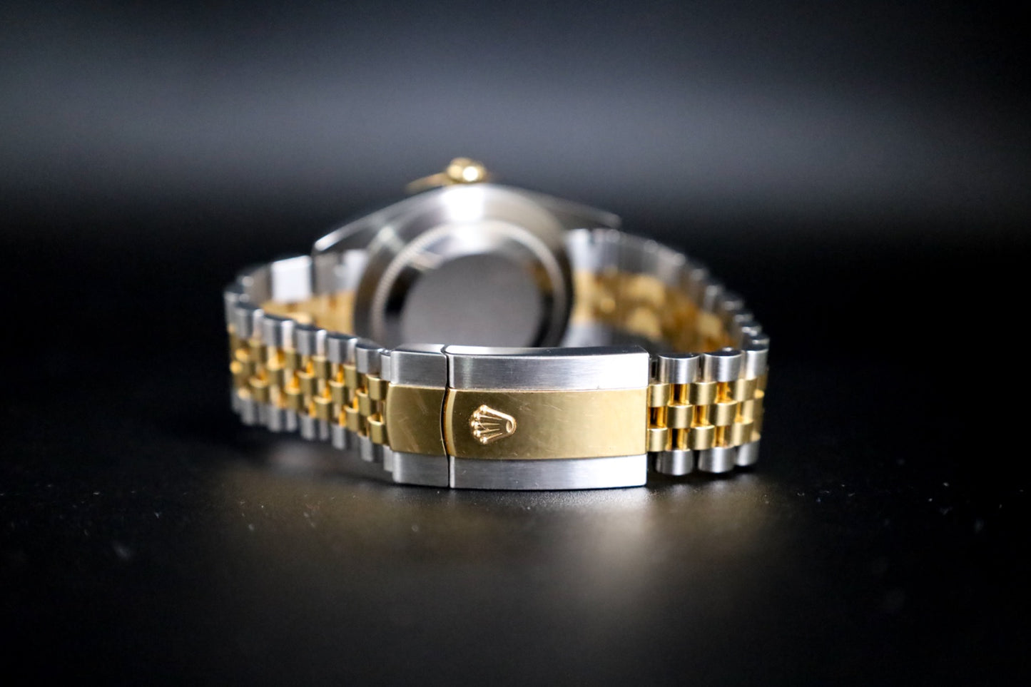 Rolex Datejust 41 126333 Two Tone Yellow Gold Black Stick Jubilee