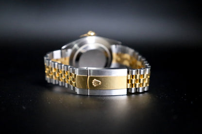 Rolex Datejust 41 126333 Two Tone Yellow Gold Black Stick Jubilee
