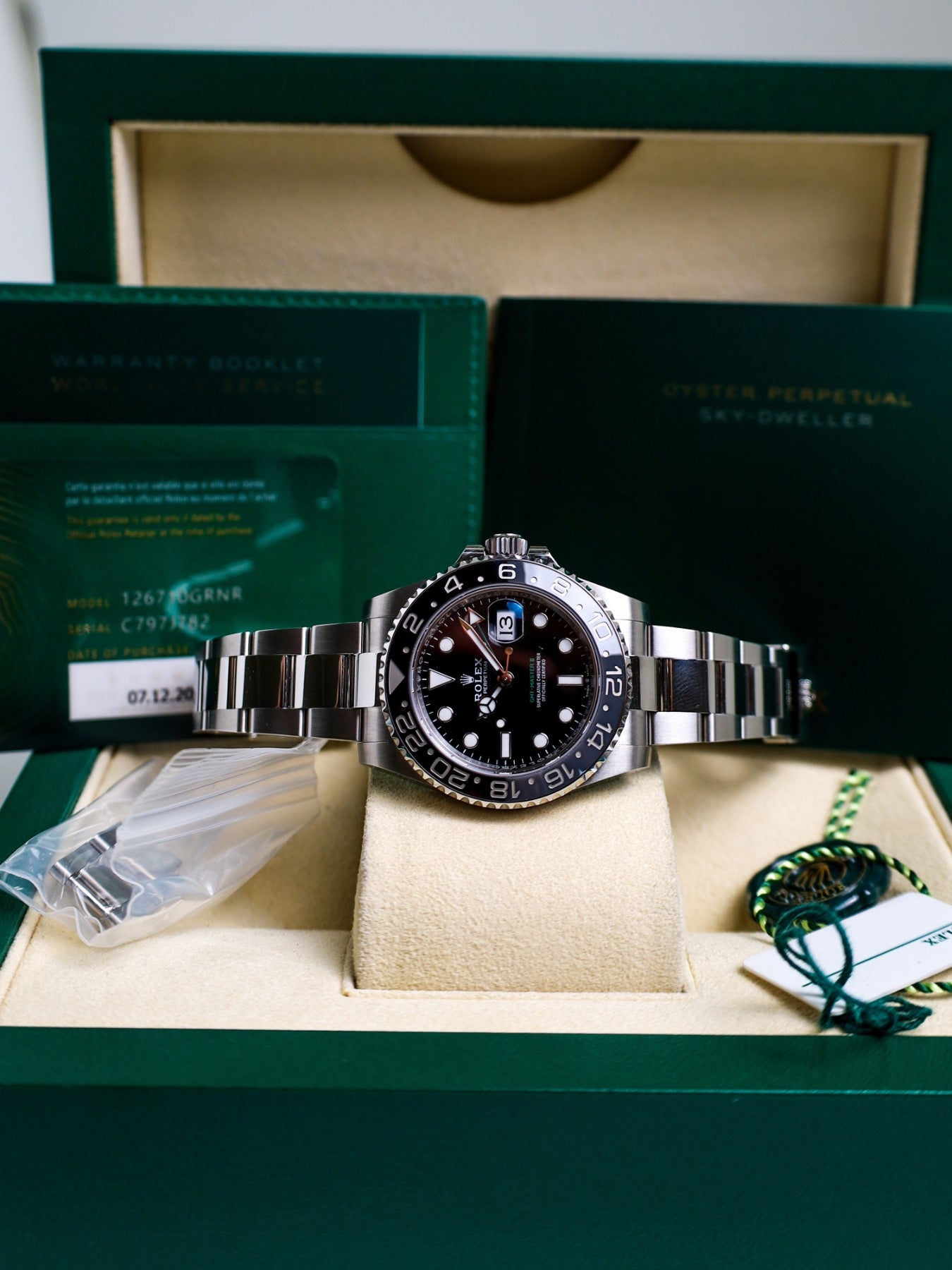 Rolex GMT Master 2 126710GRNR