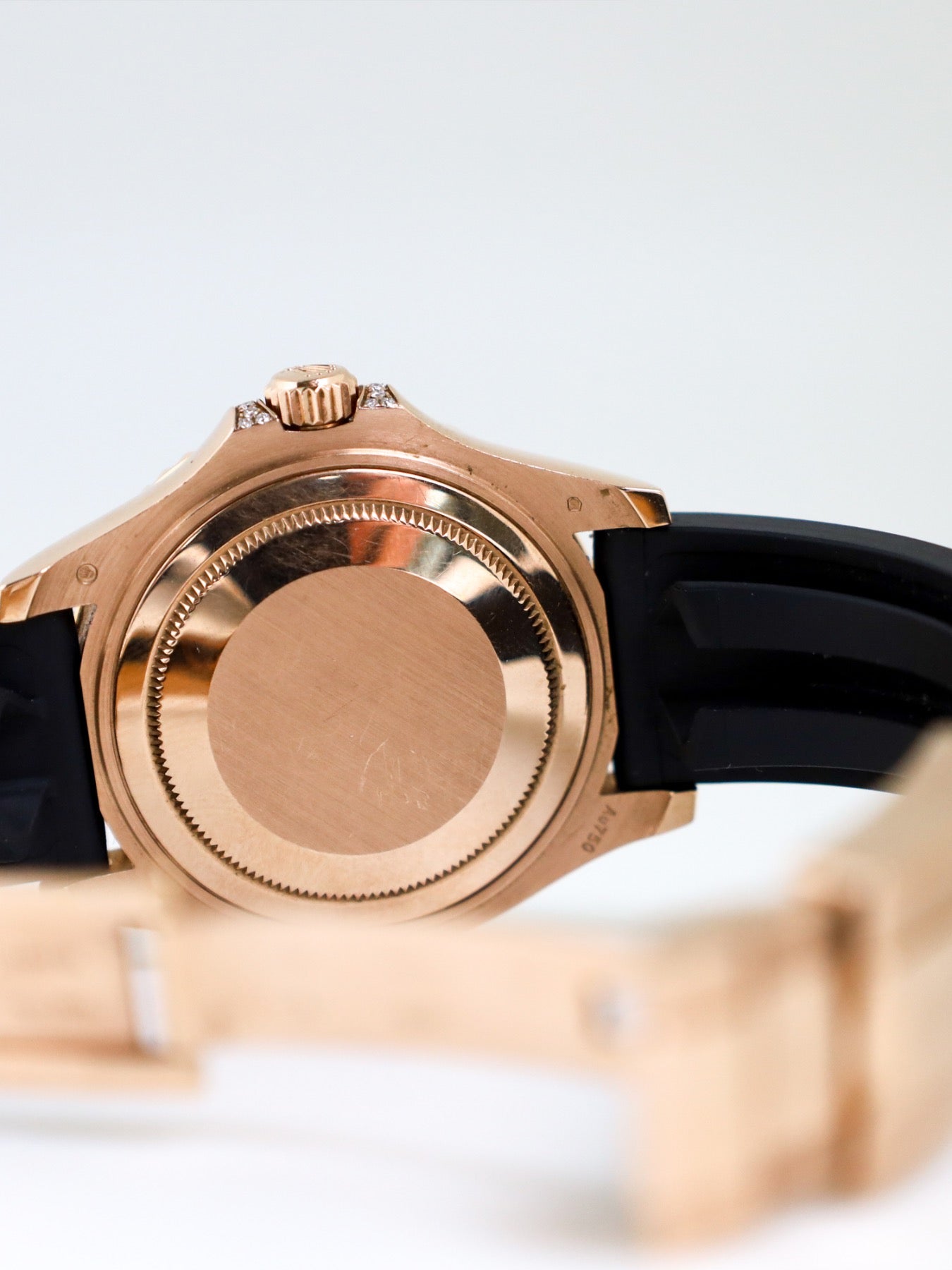 Rolex Yacht-Master 37 268655 Rose Gold Oysterflex Natural Diamonds