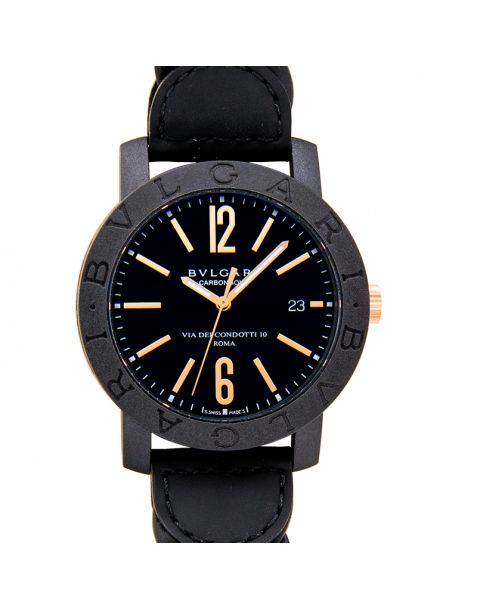 Bvlgari Automatic Black Dial Men's Watch