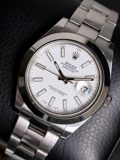 Rolex Datejust II 116300 White Stick