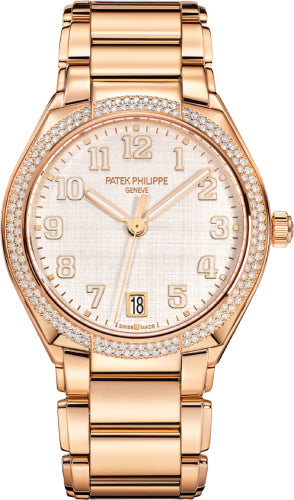 Patek Philippe Twenty~4 Ladies Rose Gold Silver Dial | 7300/1200R-010