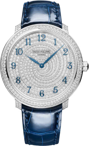 Patek Philippe Calatrava Diamond Ribbon Joaillerie White Gold Diamond Dial | 4978/400G-001