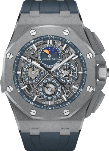 Audemars Piguet Royal Oak Offshore Grande Complication Openworked Index Titanium Rubber 44mm Automatic Chronograph | 26571TI.GG.A027CA.01