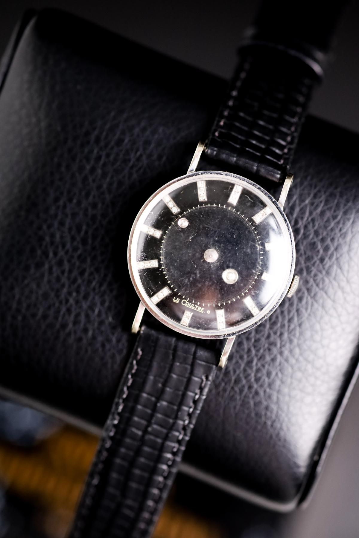 Jaeger-LeCoultre Mystery 727-722-103d White Gold Circa 1950's