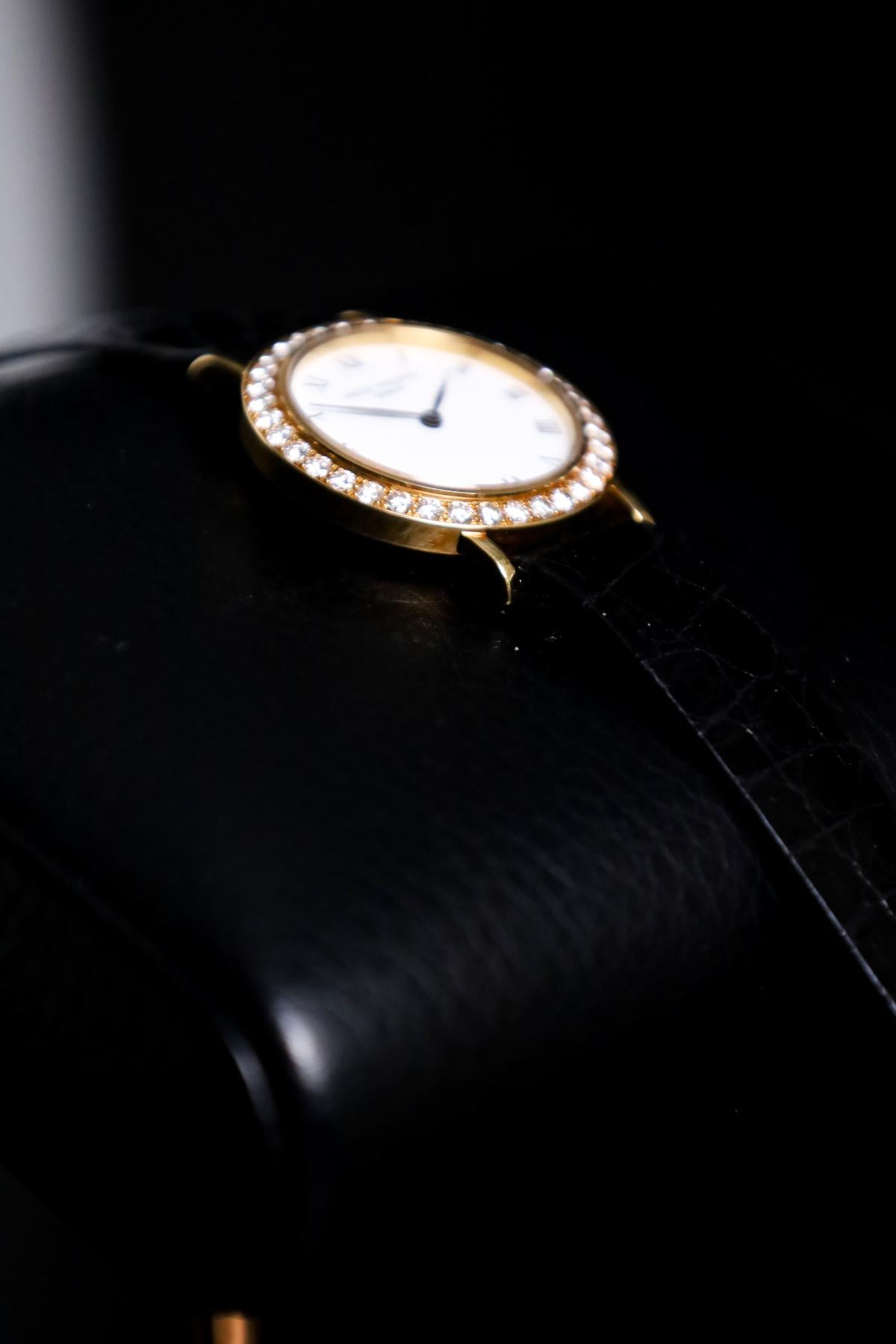 90's Patek Philippe Calatrava 4820 Factory Diamonds