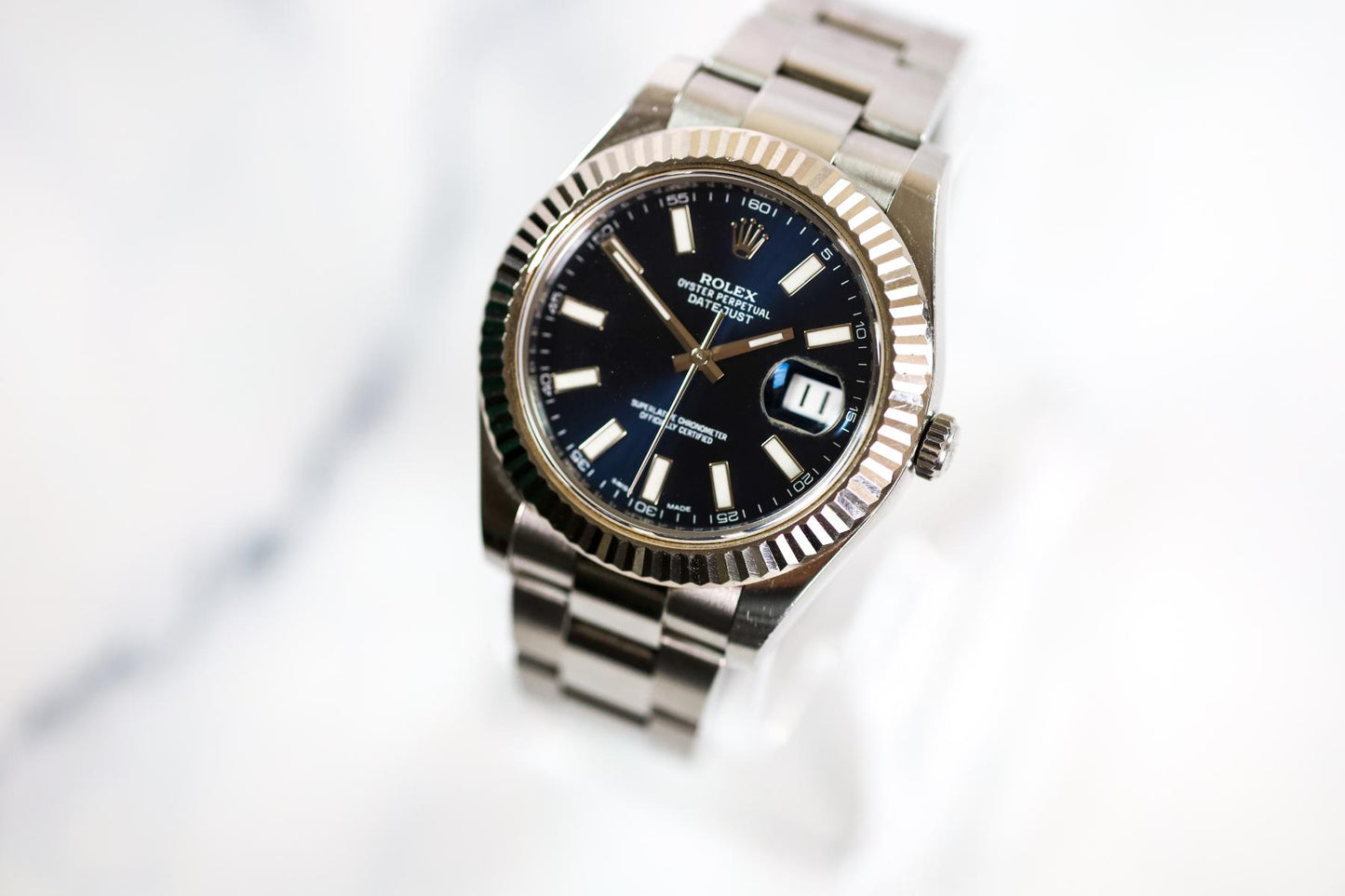 2013 Rolex Datejust II 116334 Blue
