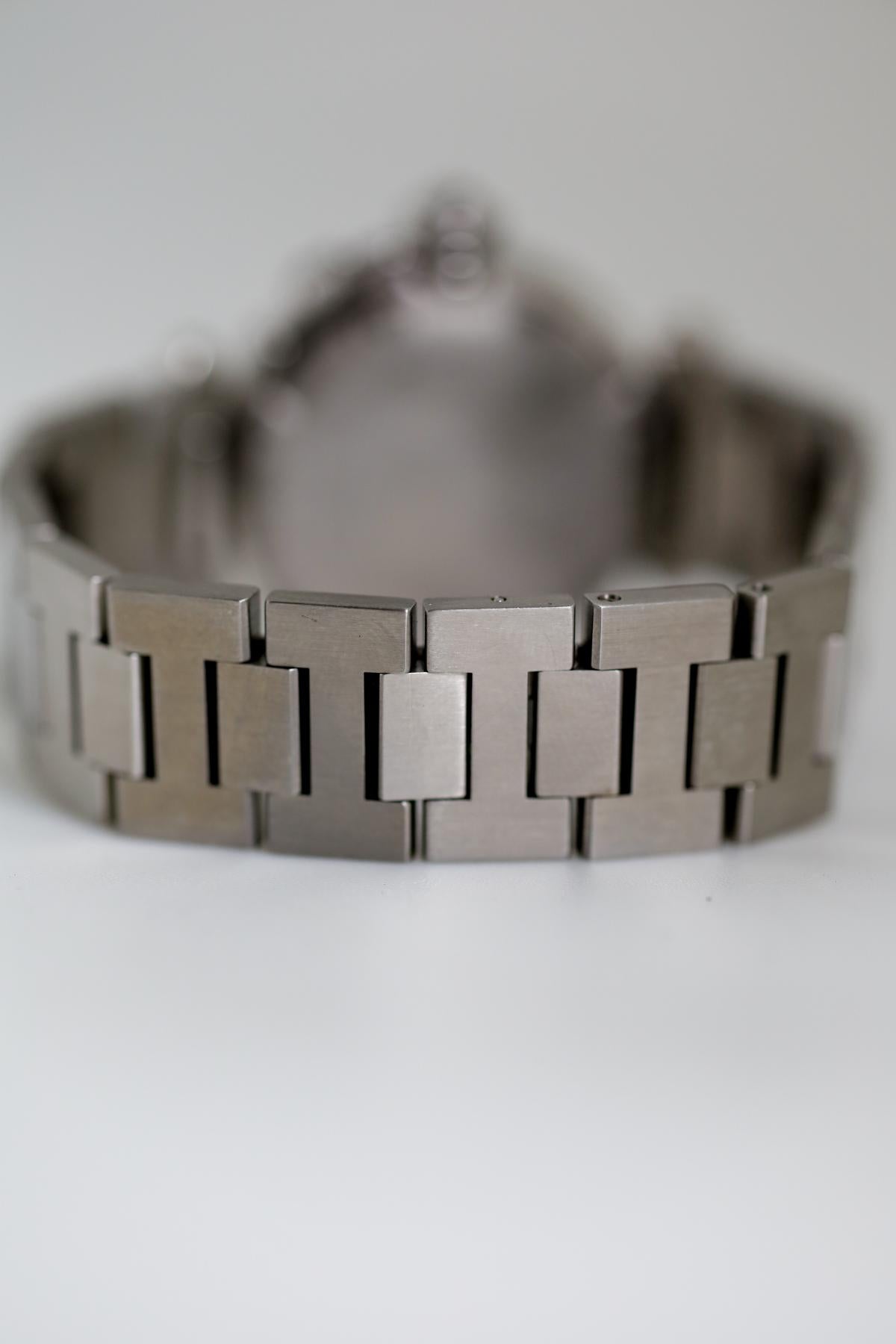 Cartier Pasha C Big Date 2475 Stainless Steel White Dial - view 9
