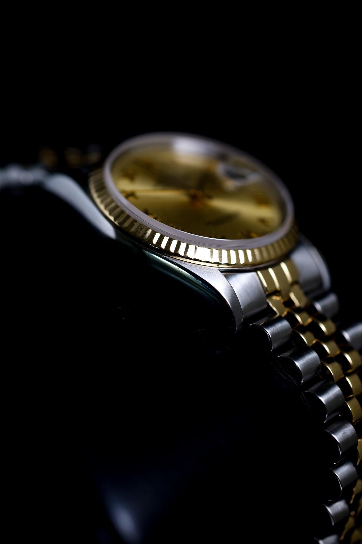 1997 Rolex Datejust 36 16233 Champ Roman