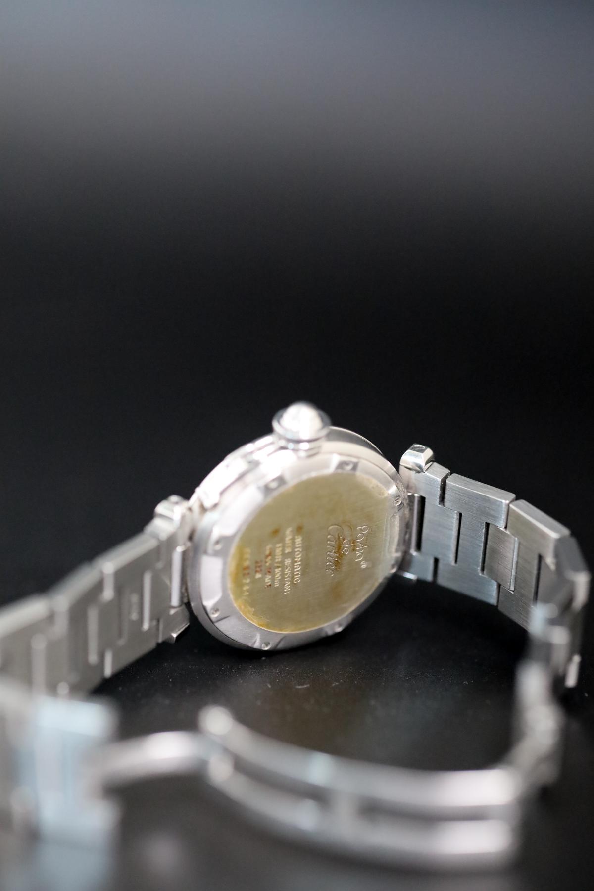 Cartier Pasha C Automatic 2324 Stainless Steel Pink Grid Dial - view 11