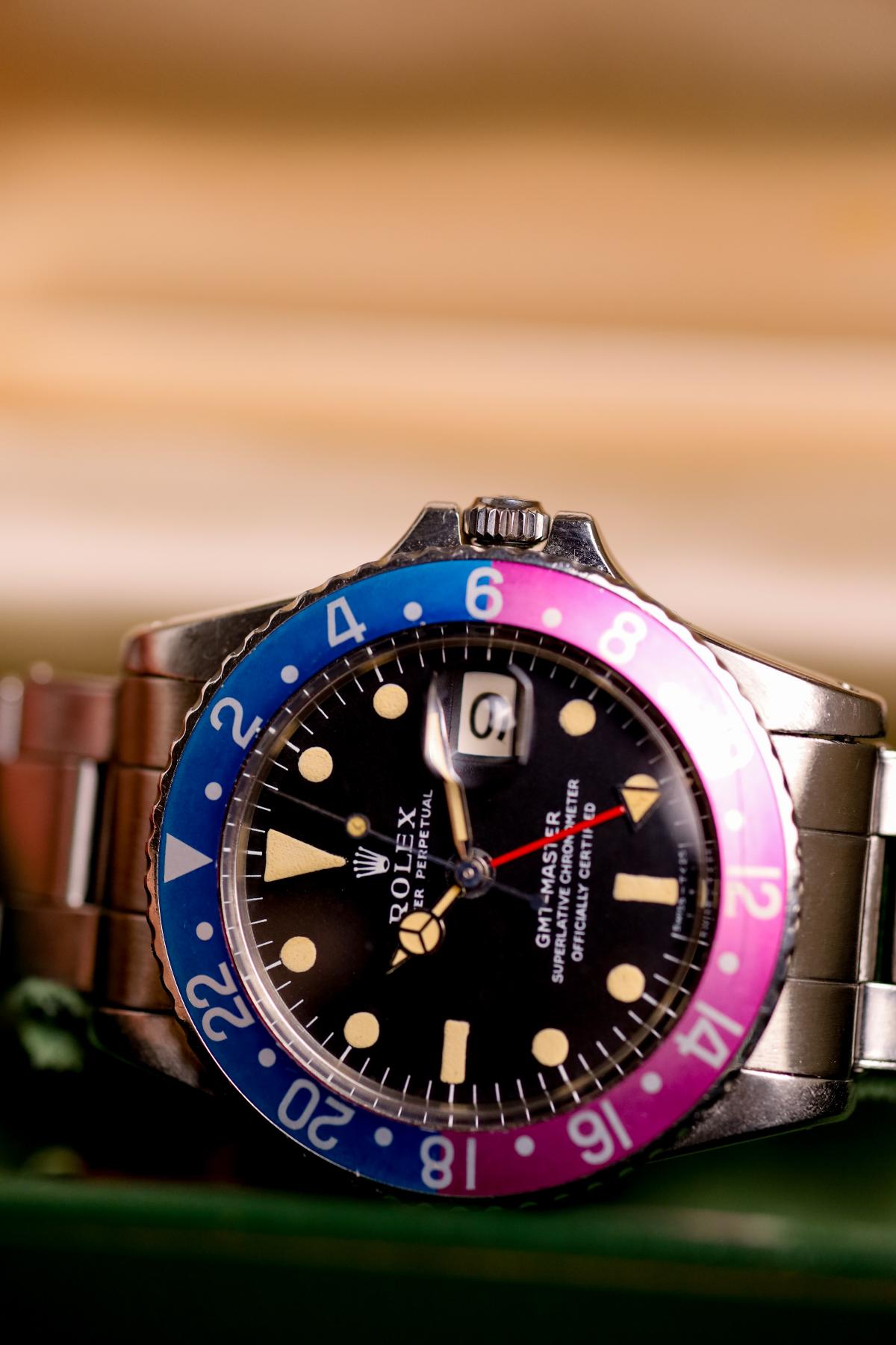 Rolex GMT-Master 1675 All Original MK1 Dial Deep Patina 1968